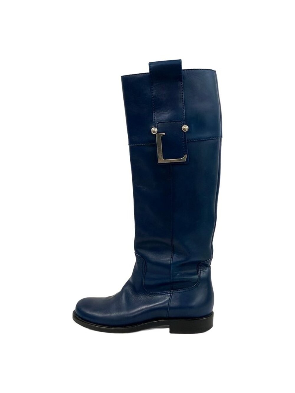 Loewe Long Boots Navy Leather
